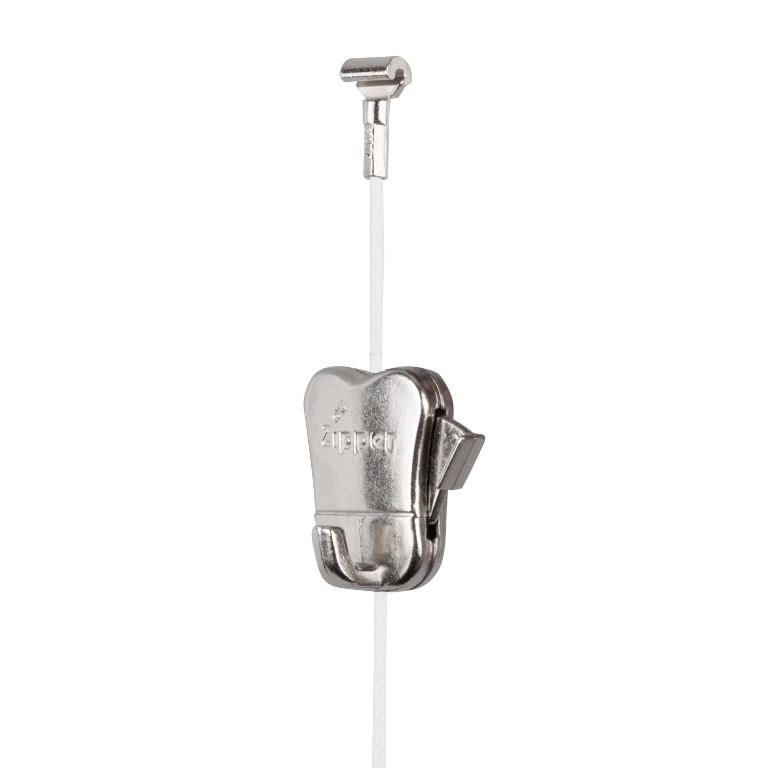 Belastbaar tot 10 kg: STAS cobra + staalkabel wit/zwart 200 cm + zipper - Image 9
