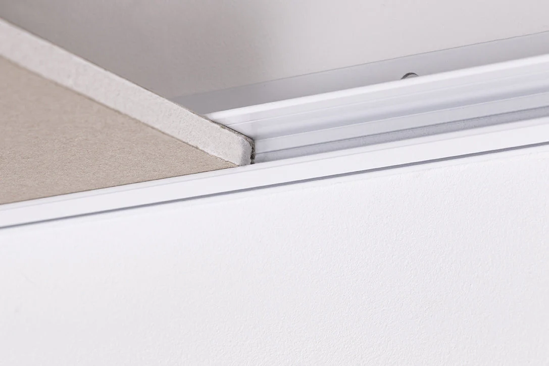 STAS gipsplaat plafondrail / plasterboard rail 200cm wit - Image 3