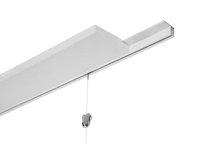STAS prorail flat 200 cm wit + installatie kit - Image 3