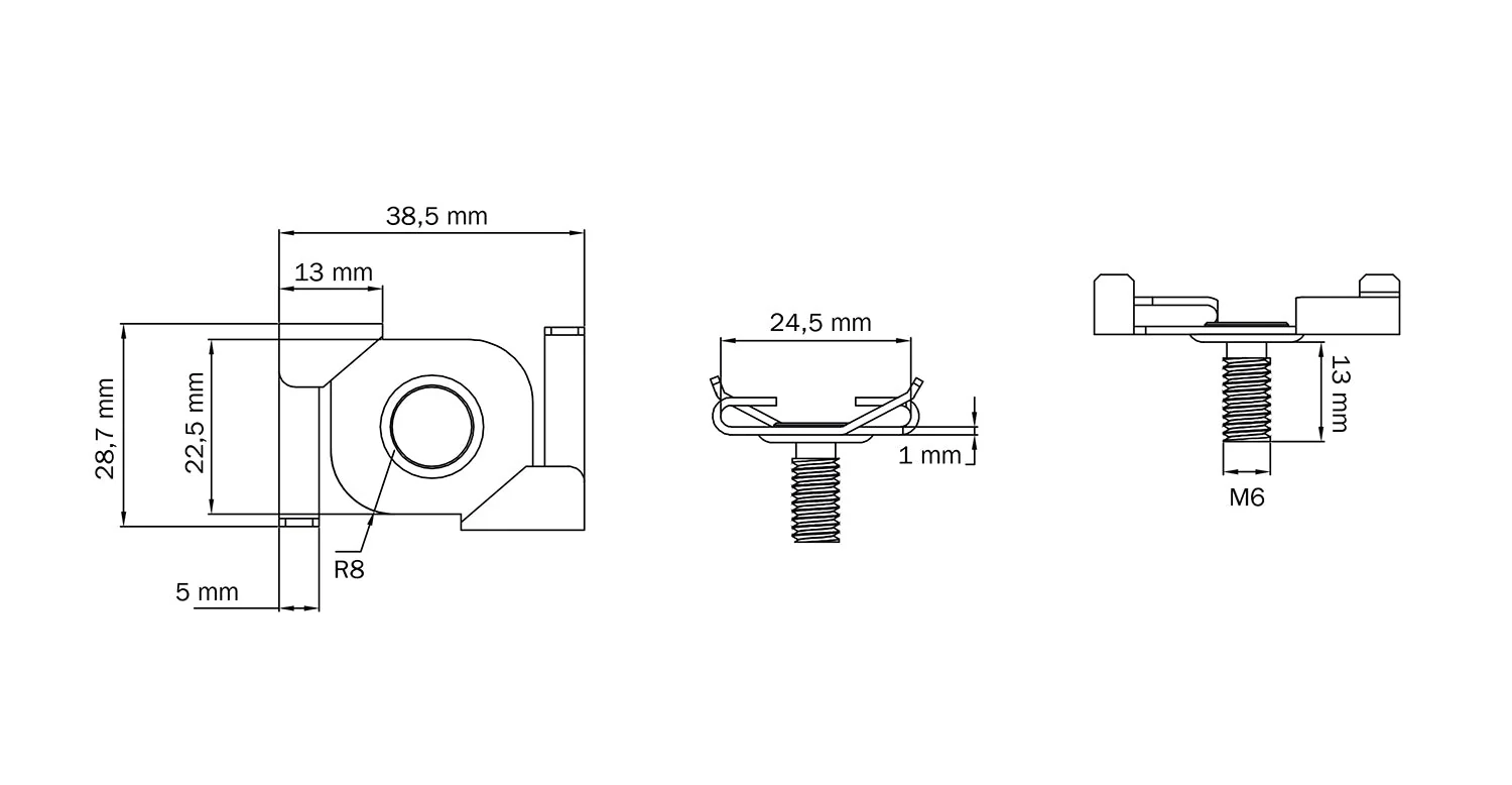 STAS systeemplafond clip - Image 3